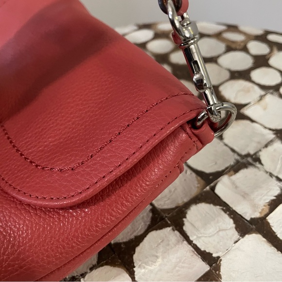 Coach Park Leather Large Flap Wristlet Semi Shoulder Bag - Picture 7 of 7